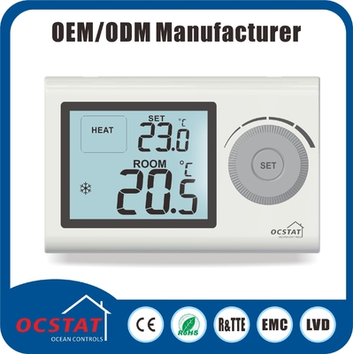 2025 High Quality 220V ABS LCD Digital Heating Room Thermostat Non-programmable