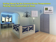 NON - Programmable Wireless Digital Room Thermostat For Underfloor Heating