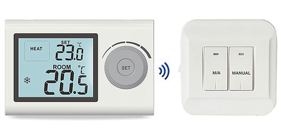 User Friendly Programmable Electronic Room Thermostat for HEAT / Cool Style Energy Saving