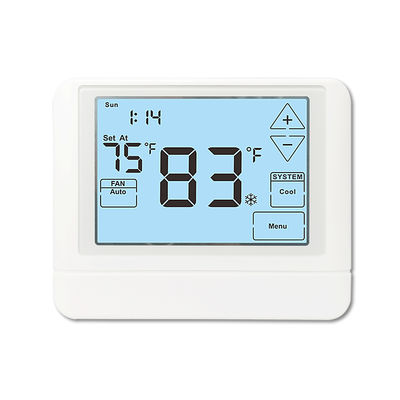 Programmable Digital Thermostat for Air Conditioner Furnace Heat Pump and IAQ STN855WHD