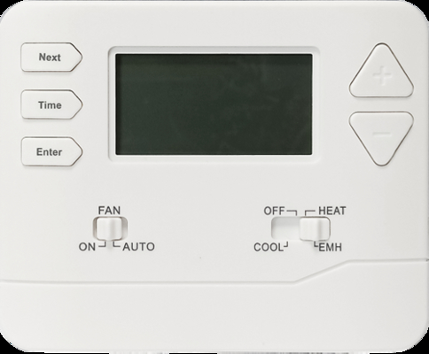 ABS Programmable Room Thermostat in White for Personalized Temperature Settings