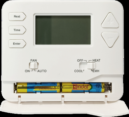 ABS Programmable Room Thermostat in White for Personalized Temperature Settings