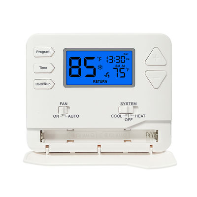 Riseem 24 VAC Electronic Room 7 Day Thermostat for Temperature Control Ranges 44°F 90°F 7°C 32°C and Easy Installation