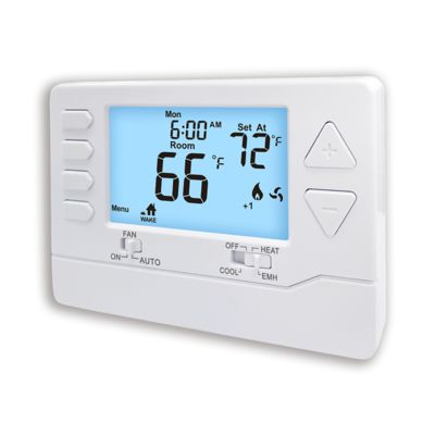 Riseem Conventional or Heat Pump 7 Day Programmable Thermostat has You Covered for Optimal Temperature Control
