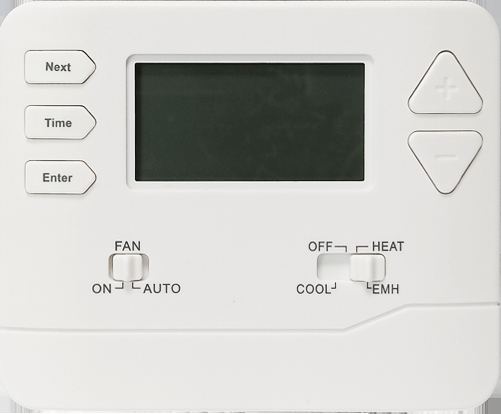ABS Programmable Room Thermostat in White for Personalized Temperature Settings