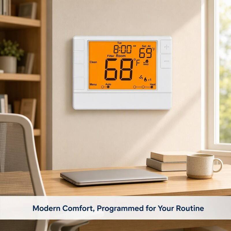 Hotel and House Heating Made Convenient Electronic Room Coiiwsei Thermostat