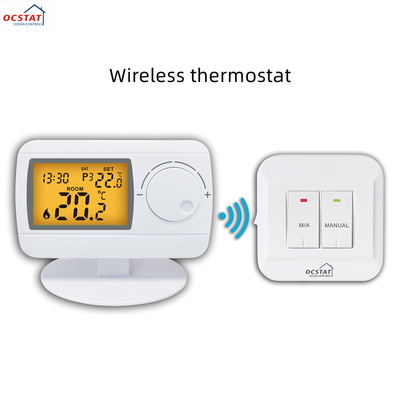 Riseem NTC Digital Thermostat cho nhiệt điện cho nồi hơi khí tần số 868MHZ