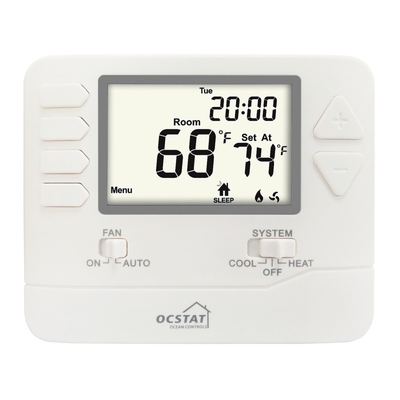 Riseem pin năng lượng 24V AIr điều hòa nhiệt điều hòa phòng, nhiệt điều chỉnh kỹ thuật số cho nhà