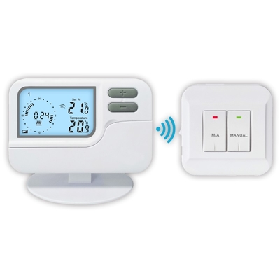 Riseem 7 ngày Ứng dụng sưởi ấm và làm mát có thể lập trình LCD Thermostat phòng hiển thị không dây