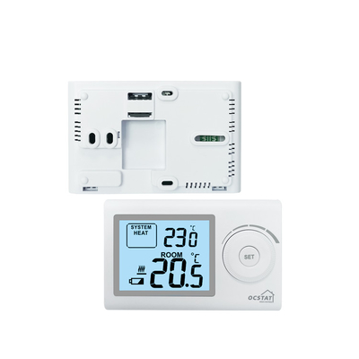 Riseem ABS Màn hình LCD màu trắng Không có thể lập trình Điện tử Nhà nhiệt để sưởi ấm