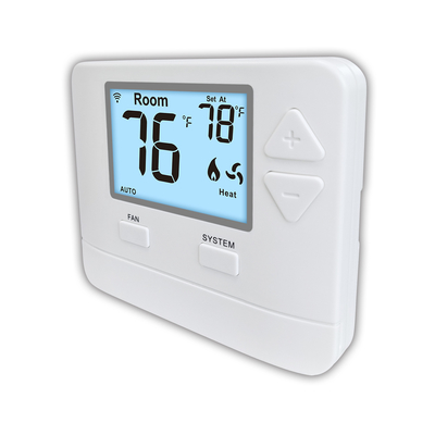 Hệ thống sưởi HVAC WIFI LCD ABS Bộ điều nhiệt gia đình kỹ thuật số không lập trình được 24V