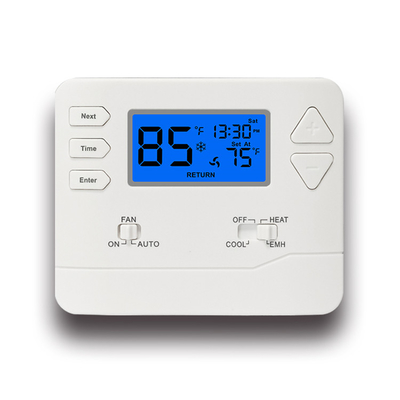Bộ điều nhiệt phòng kỹ thuật số không lập trình bằng pin hoặc nguồn 24V cho Bơm nhiệt