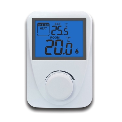 Riseem Màu trắng Omron Relay Điện tử Không lập trình nhiệt độ phòng cho hệ thống sưởi ấm