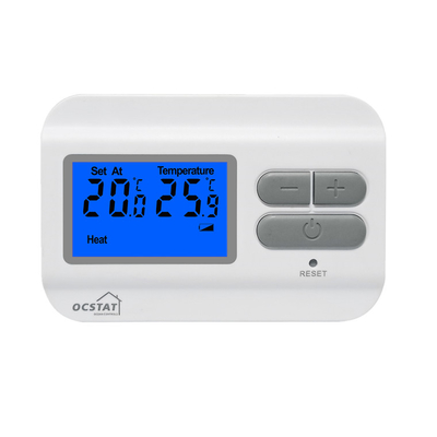 Riseem Digital Household DC 230V ABS Màn hình điện tử LCD Phòng điều khiển sưởi ấm Thermostat không lập trình