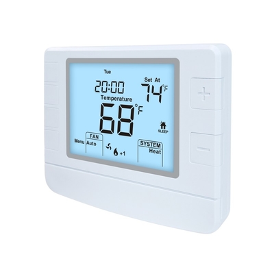 Riseem 24V có thể lập trình phòng có dây máy bơm nhiệt nhà ABS 2 nhiệt 1 mát