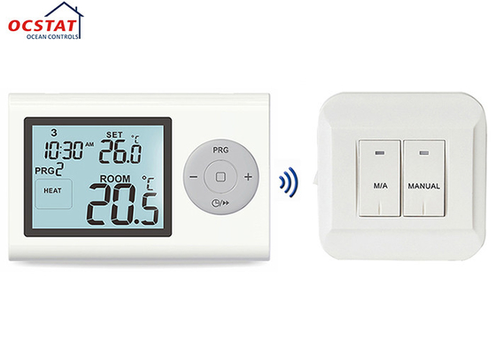 Thermostat phòng điện tử có thể lập trình dễ sử dụng cho tiết kiệm năng lượng theo kiểu HEAT / Cool