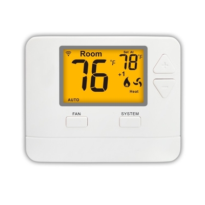 Riseem 24V Không lập trình TUYA Bơm nhiệt Smart Home Thermostat STN721W Máy điều hòa không khí WiFi Thermostat Ac Với Alexa