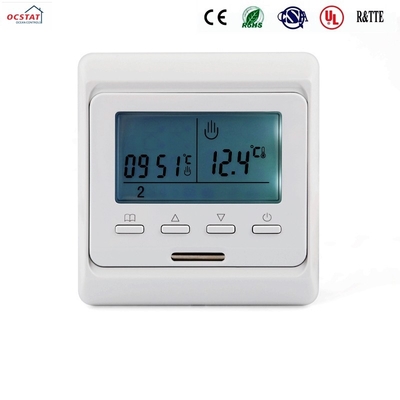 Kiểm soát nhiệt độ Nhà nước dưới sàn phòng sưởi ấm nhiệt độ có dây 7 ngày có thể lập trình