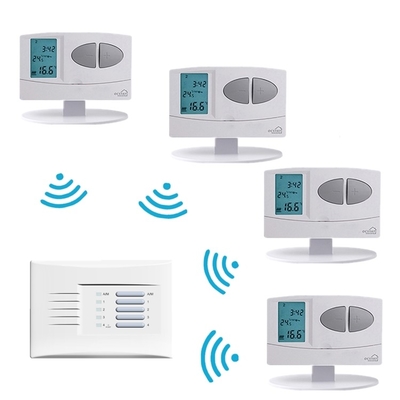 Máy sưởi ấm nước có thể lập trình hàng tuần Không dây phòng Riseem Thermostat Với màn hình LCD kỹ thuật số