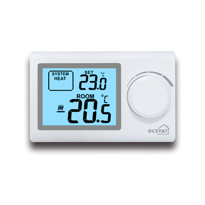 Đèn nền LCD Máy sưởi không có thể lập trình Sưởi ấm phòng kỹ thuật số Máy điều khiển sưởi ấm nồi hơi nhiệt