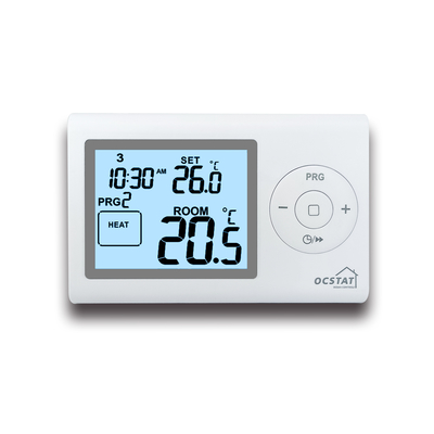 Bộ điều nhiệt phòng điện tử có dây LCD kỹ thuật số lập trình 7 ngày 230V
