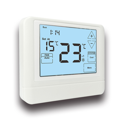 Màn hình cảm ứng LCD 24V Thermostat sưởi ấm số có thể lập trình hàng tuần