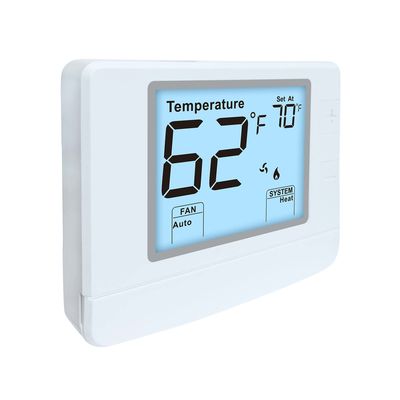 Bộ điều nhiệt phòng quạt dàn kỹ thuật số không lập trình 24V 2 Nóng 2 Lạnh
