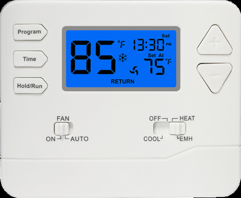 Bộ điều nhiệt gia đình có dây điện tử 230V tiết kiệm năng lượng, lập trình hàng tuần, một giai đoạn 1 sưởi 1 làm mát cho lò hơi để kiểm soát nhiệt độ