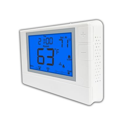 Bộ điều khiển nhiệt độ thông minh màn hình LCD màu xanh Coiiwsei cho trong nhà ở khách sạn và nhà ở