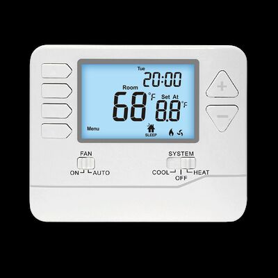 Tiết kiệm năng lượng 7 ngày Thermostat có thể lập trình được thiết kế cho loại ứng dụng thông thường đảm bảo quản lý khí hậu và giảm chi phí