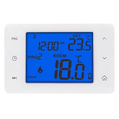 Màn hình nút cảm ứng mới HVAC Thermostat / Máy bơm nhiệt kỹ thuật số Thermostat với pin 2 * AAA
