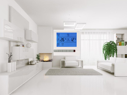 Riseem ABS + PC nhiệt độ kỹ thuật số Thermostat cho điều hòa không khí Màu sắc tùy chỉnh