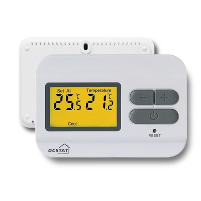Bộ điều nhiệt phòng có dây đa năng 230V Omron Relay với các nút đẩy