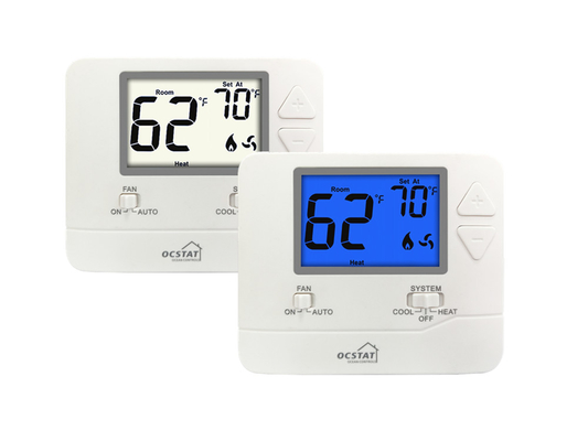 Riseem Home Wiring 24v Digital DC HVAC Nhiệt độ không thể lập trình cho điều hòa không khí