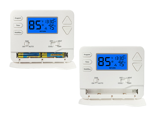 Máy bơm nhiệt Thermostat với màn hình LCD kỹ thuật số lớn Hệ thống điện hoặc khí đa giai đoạn không thể lập trình