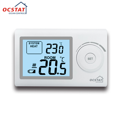 Riseem ABS màn hình LCD 230V Không lập trình phòng sưởi ấm nhà nhiệt điều hòa