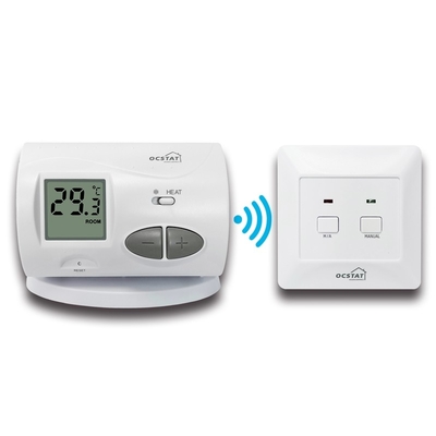 Riseem 868MHZ Underfloor Heating Press Button RF Electric Room Thermostat