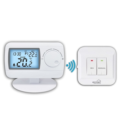 Riseem 230V ABS không dây khí lò sưởi phòng nhiệt điều hòa NTC cảm biến cho sàn sưởi
