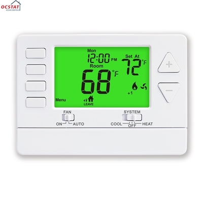 Riseem pin LCD kỹ thuật số 24V phòng điện tử 7 ngày lập trình nhiệt điều chỉnh nhiệt độ