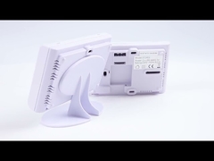 ABS OEM ODM Blue LCD Screen RF Digital Room Thermostat Heating and Cooling