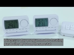 E7RF 230V ABS Bộ điều nhiệt phòng nồi hơi không dây cảm biến NTC để sưởi ấm sàn