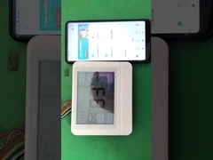 Bộ điều nhiệt phòng kỹ thuật số màu trắng không lập trình được cho nhu cầu kiểm soát nhiệt độ và hiệu quả