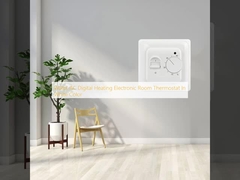 Bộ điều nhiệt phòng điện tử kỹ thuật số AC nước nóng màu trắng